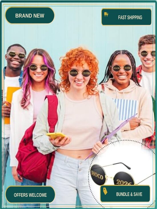 Bulk 48 Pairs 2026 Retro Sunglasses Party Favors Metal Frames main image 4